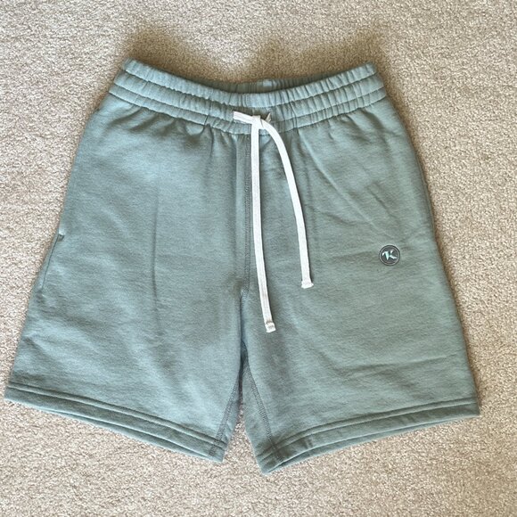 New Seafoam Green Sweat Set, 100% Cotton, Unisex, Small, Shorts and a T-Shirt - Picture 2 of 8